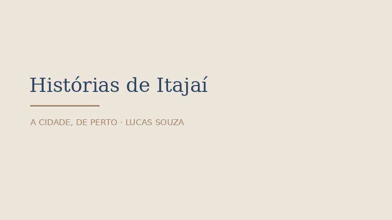 Histórias de Itajaí